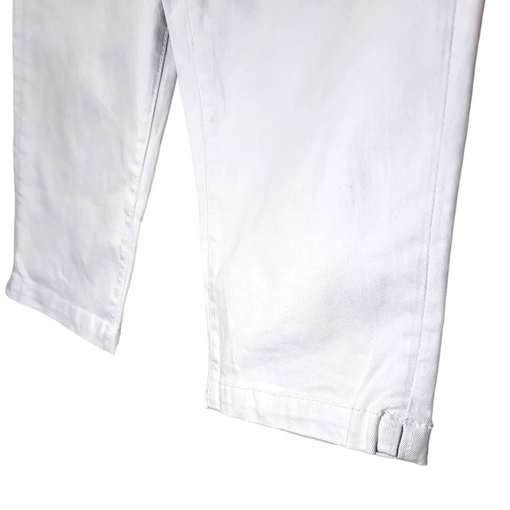 NWT Seven7 Audrey Mid-Rise Skimmer Capris in White - Picture 4 of 10